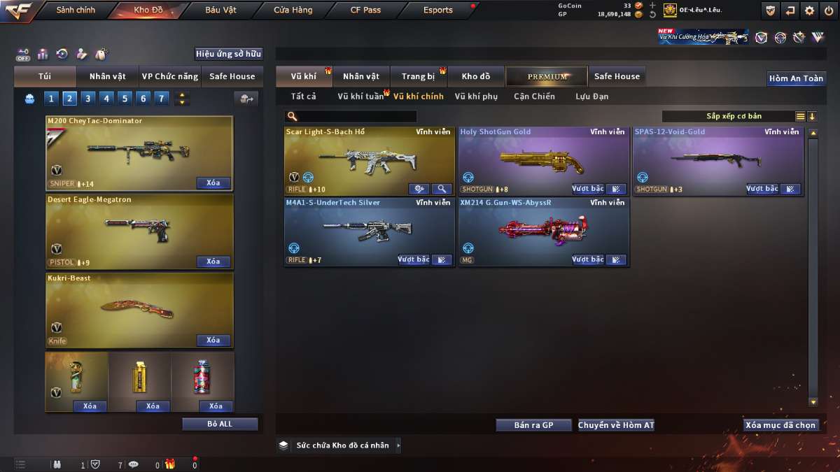 shop acc cf uy tin gia re